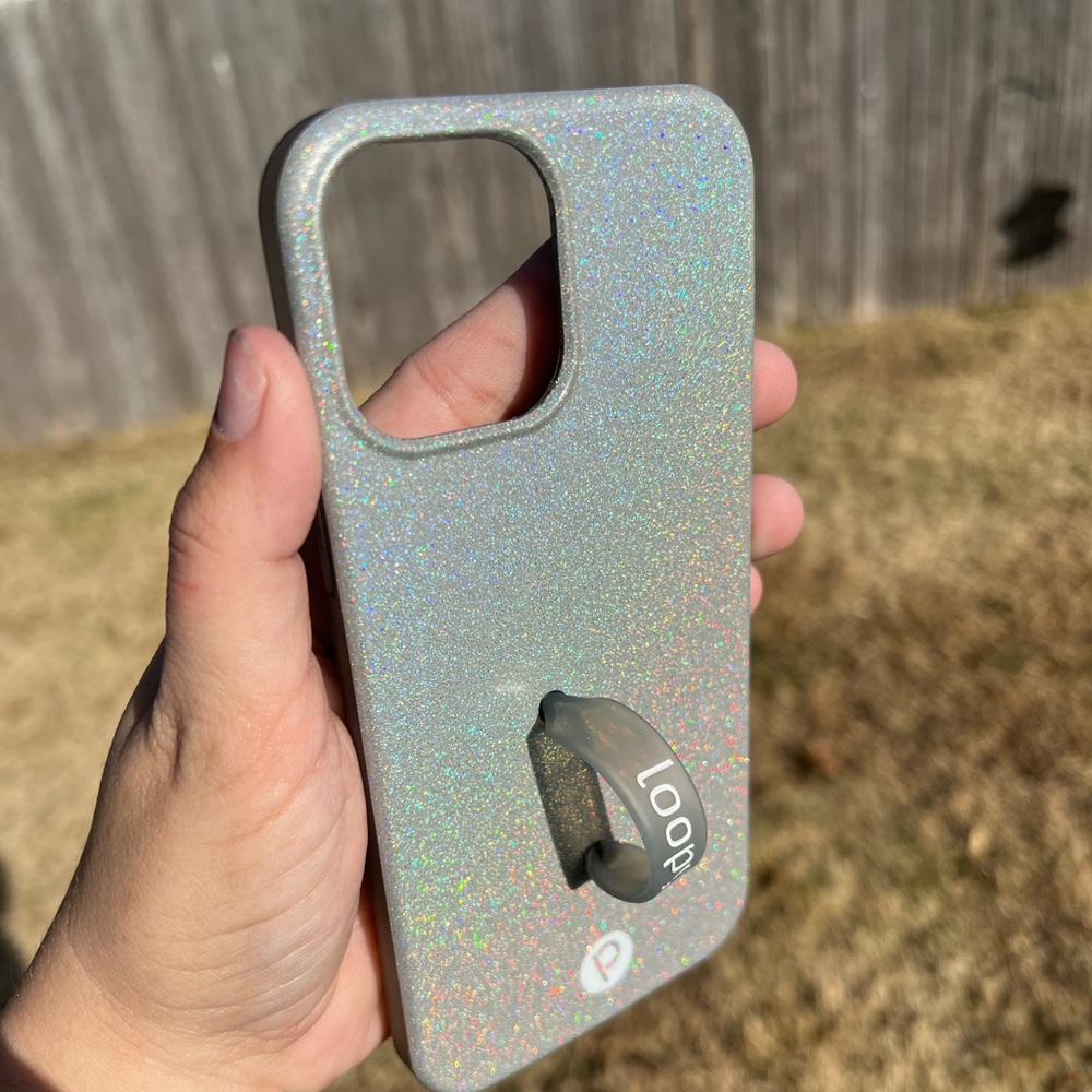 Holo glitter iPhone 12 Pro Max loopy